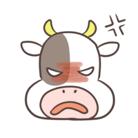 生气的牛