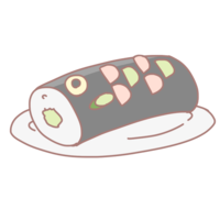 鲤鱼形状的寿司