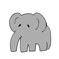 Plush elephant