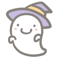 ghost wearing a hat