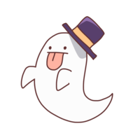 Ghost with a hat