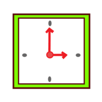 Square clock