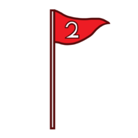 "2"旗帜