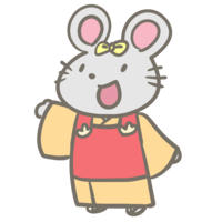 Mouse girl (kimono)