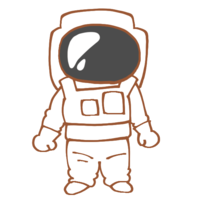 Person wearing a space suit