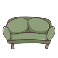 緑のソファー