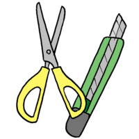 Scissors and cutter