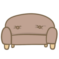 Love sofa (brown)