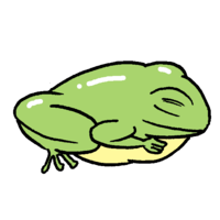Sleeping frog