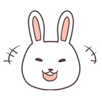 Laughing rabbit