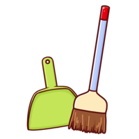 Broom and dust removal