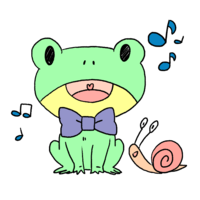 Frog singing voice