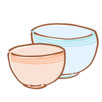 Couple tea bowl