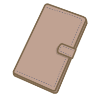 Smartphone of notebook type case