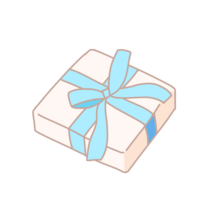 Present of a square box