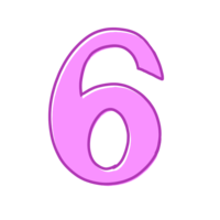 6 numbers