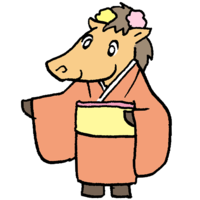 Horse kimono