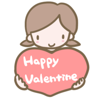 Happy Valentine (girl)