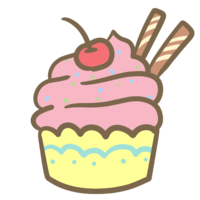 Cupcake (strawberry cream)