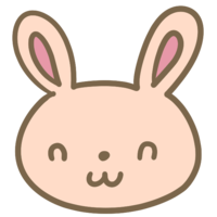 Rabbit face (brown)