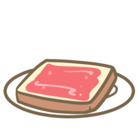 Jam toast