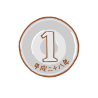 1-yen coin