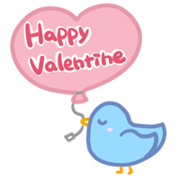 Happy Valentine (small bird)