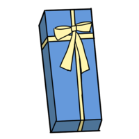 Blue wrapping gift