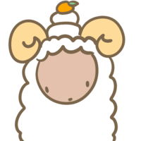 Sheep and Kagami mochi