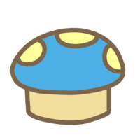 Mushroom chair (blue)