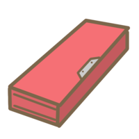 Pencil case (red)