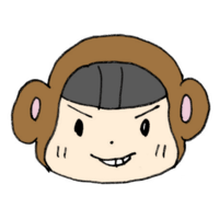 Boy in a monkey costume