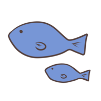 Parent and child of fish