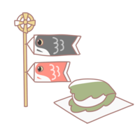 鲤鱼旗和柏饼