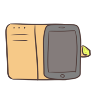 Smartphone case and smartphone