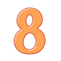 8 numbers