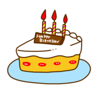 Birthday cake white