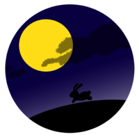 Moon and Rabbit