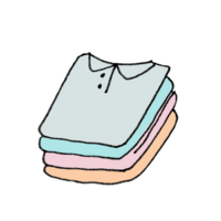 Folded clothes