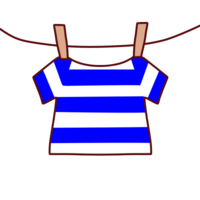 Dried short-sleeved shirt