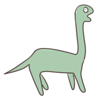 Dinosaur searching for food