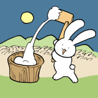 Rabbit rice cake Tsukiso