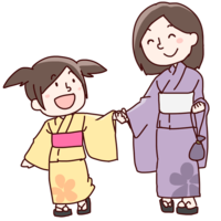 Yukata parent and child