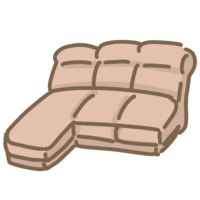 L-shaped sofa