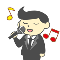 Singing man