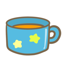 Orange juice in a mug