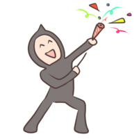 Celebration with a full-body suit