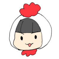 Boy in a rooster costume