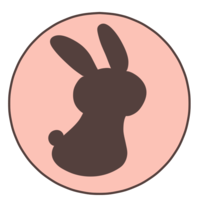 ウサギ(シルエット)