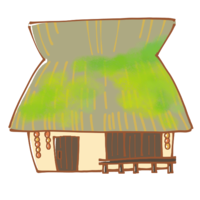 Bryozoa or thatched roof house